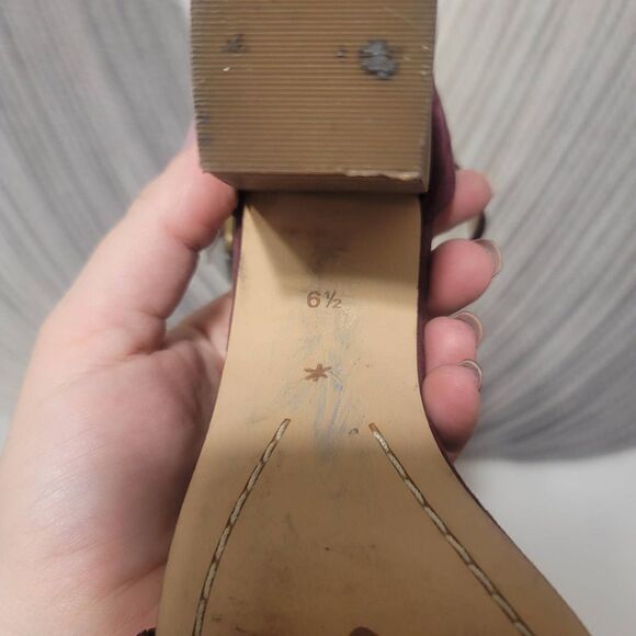 Splendid Jakey Fringe Block Heel Sz 6.5 - Picture 8 of 8